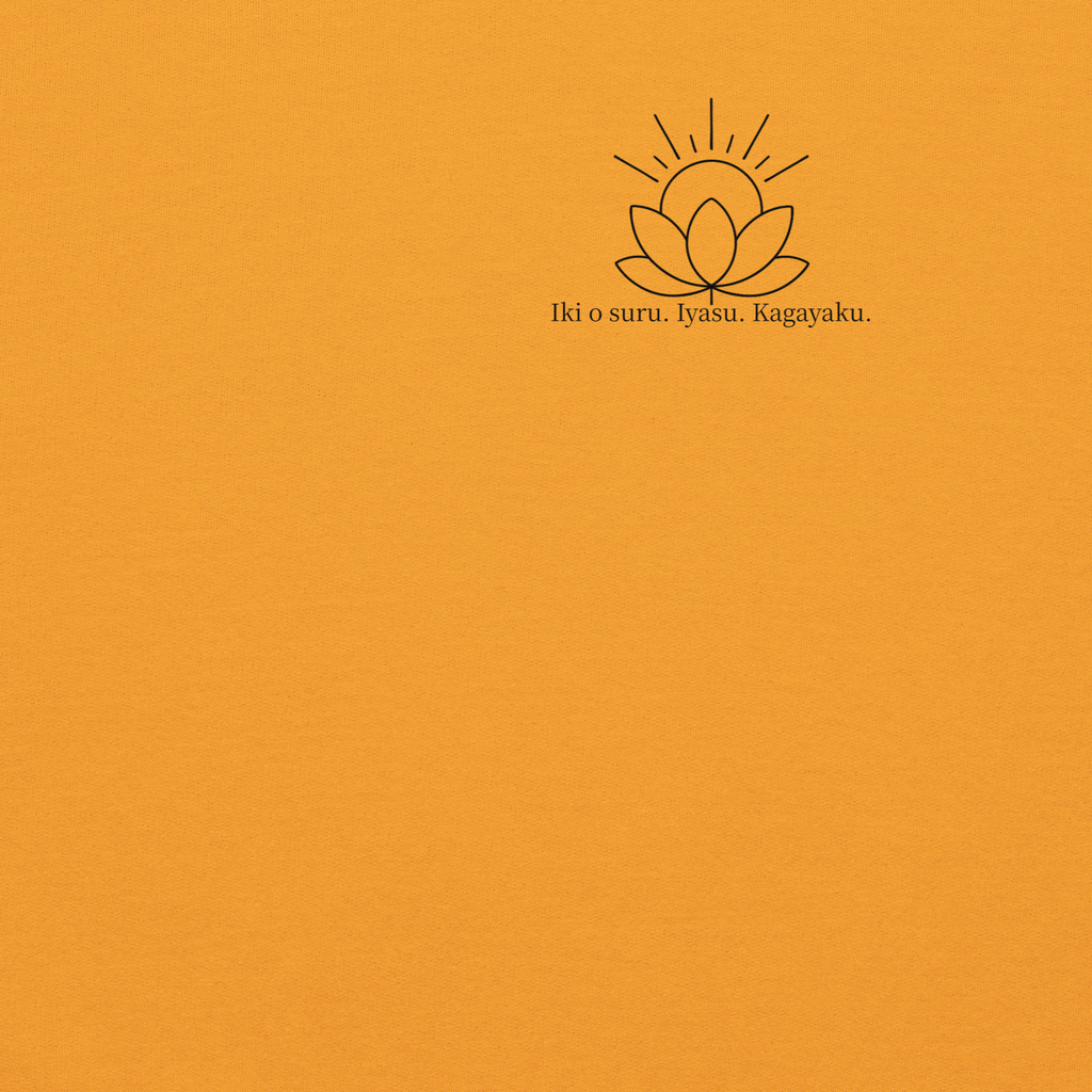 kitsu gold japanese sweatshirt 