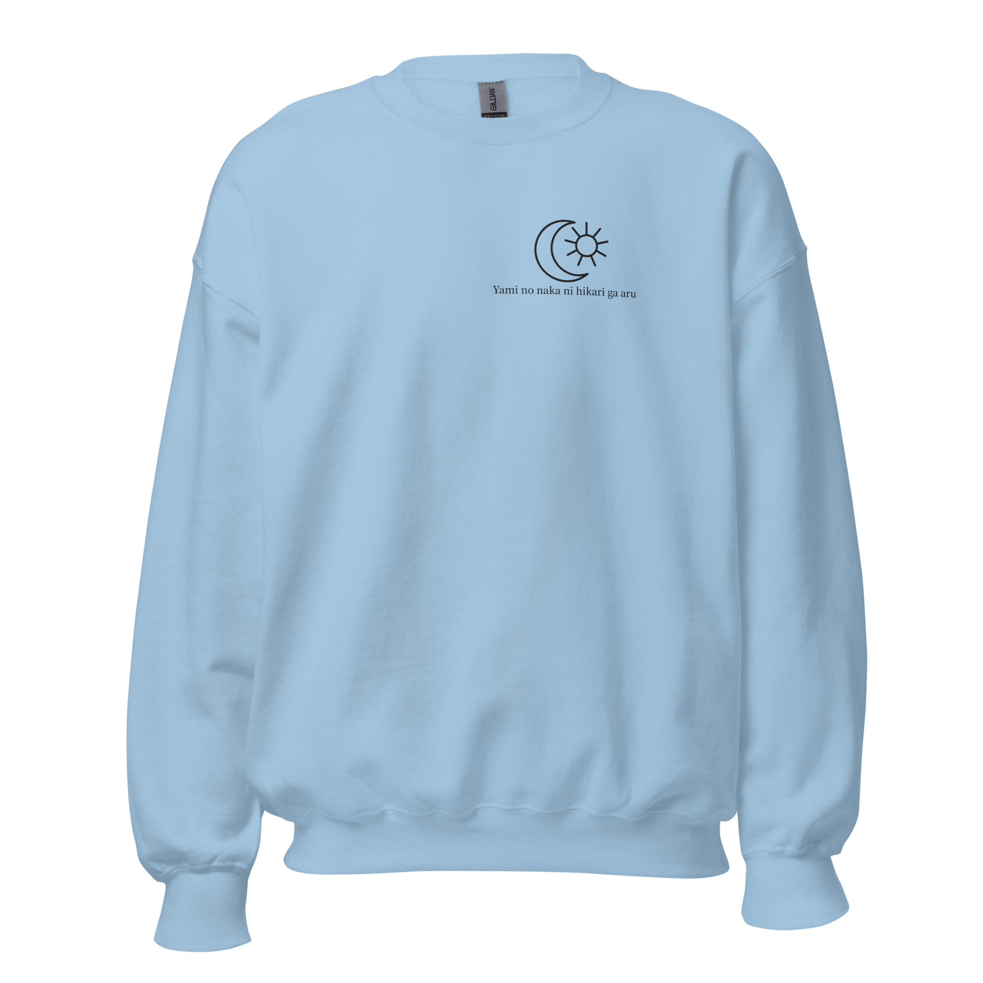 kitsu light blue japanese sweatshirt 