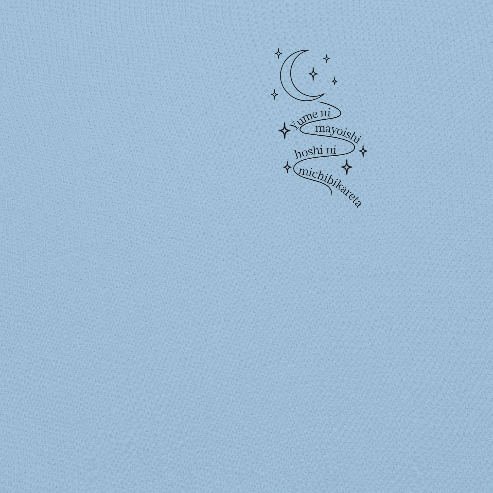 kitsu sweatshirt light blue