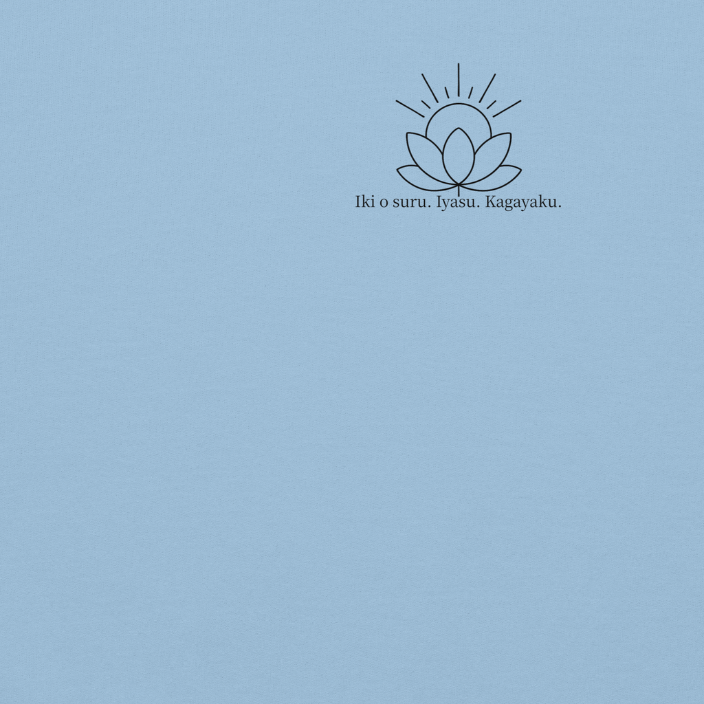 kitsu light blue japanese sweatshirt 