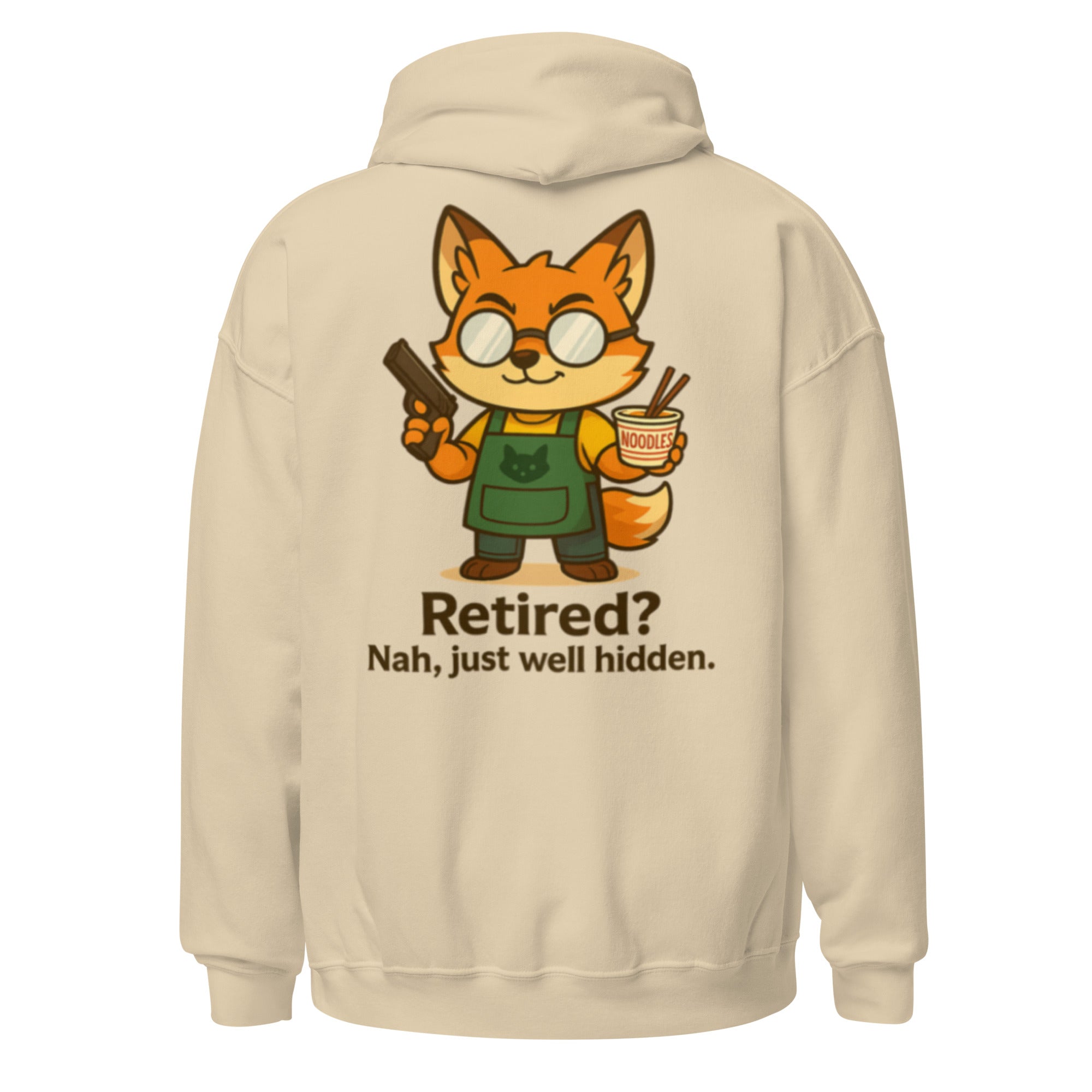 kitsu sand hoodie back