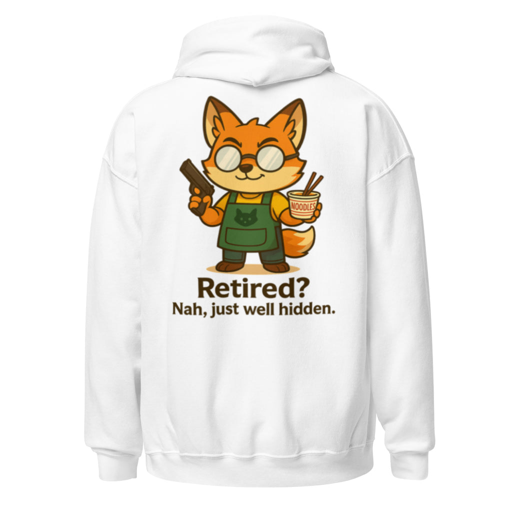 kitsu white hoodie back