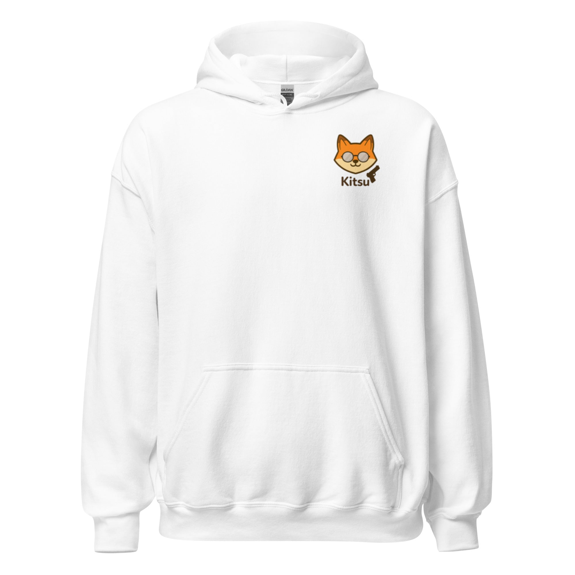 kitsu white hoodie front