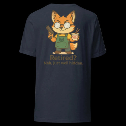 T-shirt cotton heather navy