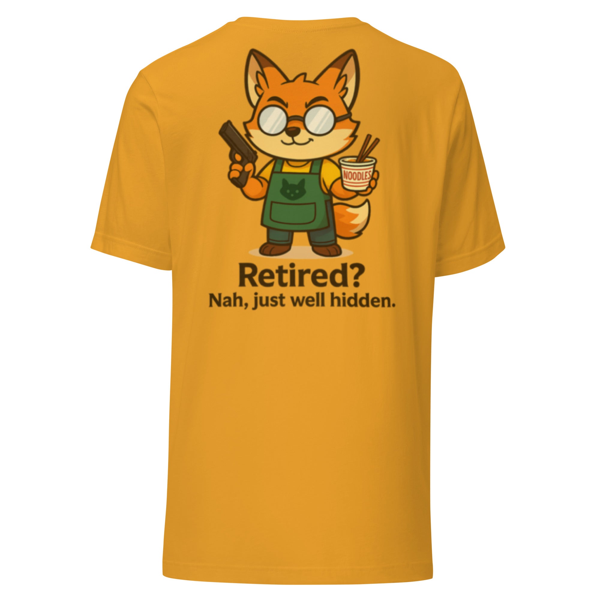 T-shirt cotton mustard