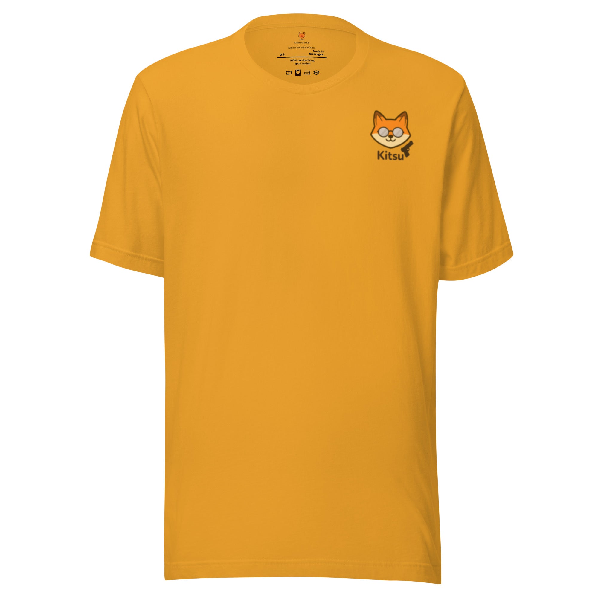 T-shirt cotton mustard