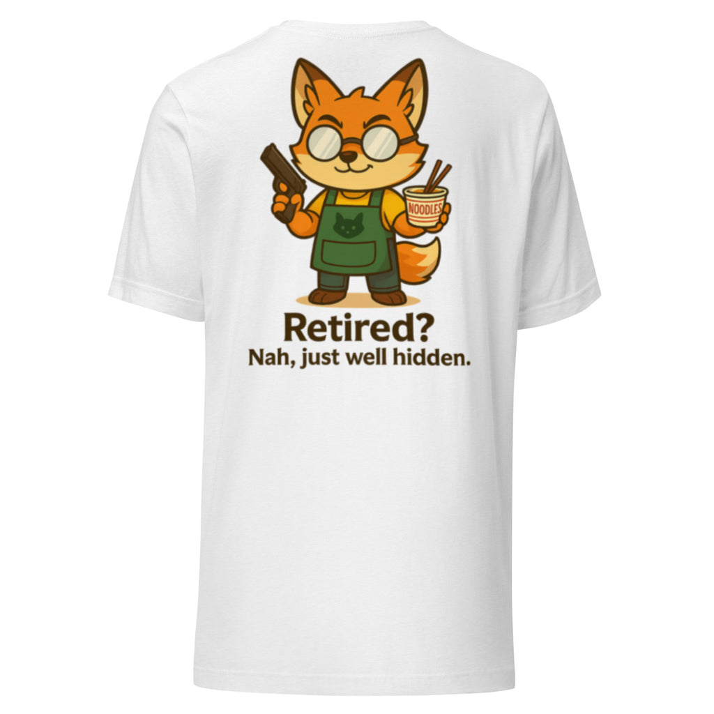 T-shirt cotton solid white blend