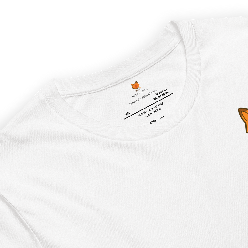T-shirt cotton solid white blend